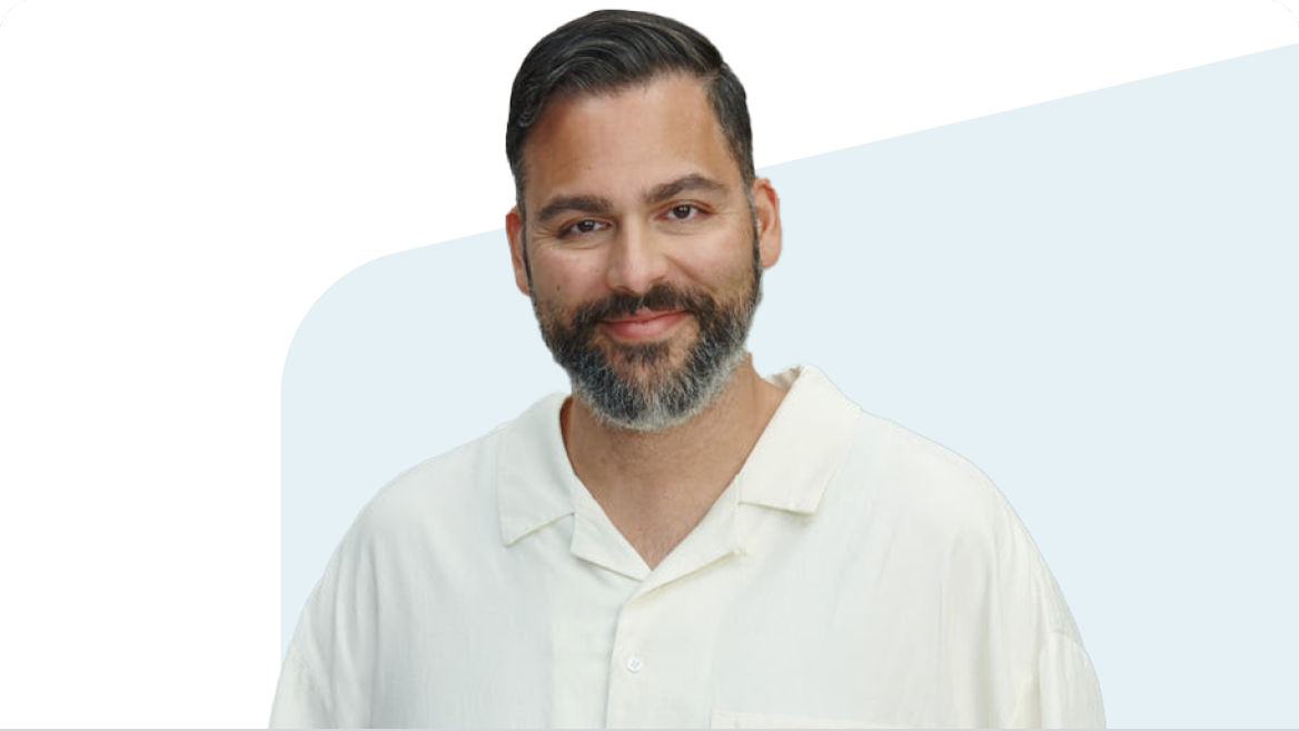 Man smiling at the camera