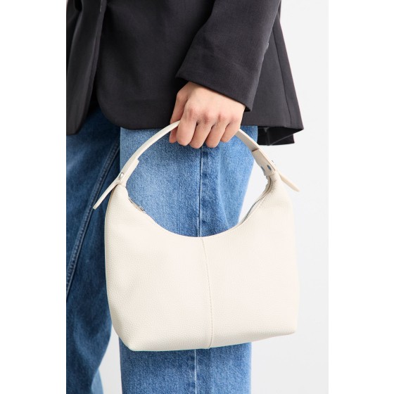 Faux Leather Shoulder Bag