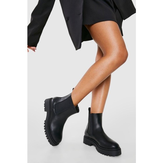 Wide Fit Back Tab Chelsea Boots
