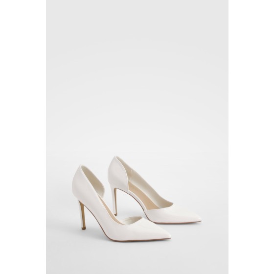 Patent Cut Out Basic Mid Height Court