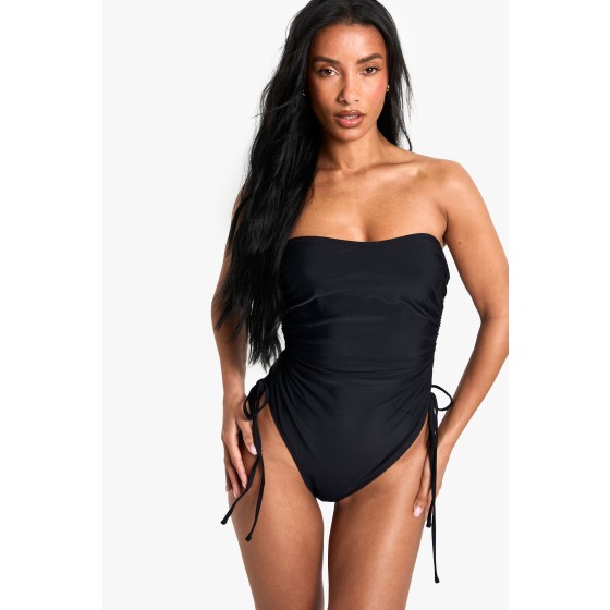 Petite Swimwear Essentials Ruched Swimsuit