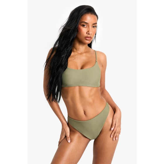 Petite Swimwear Essentials Crop Bikini Top