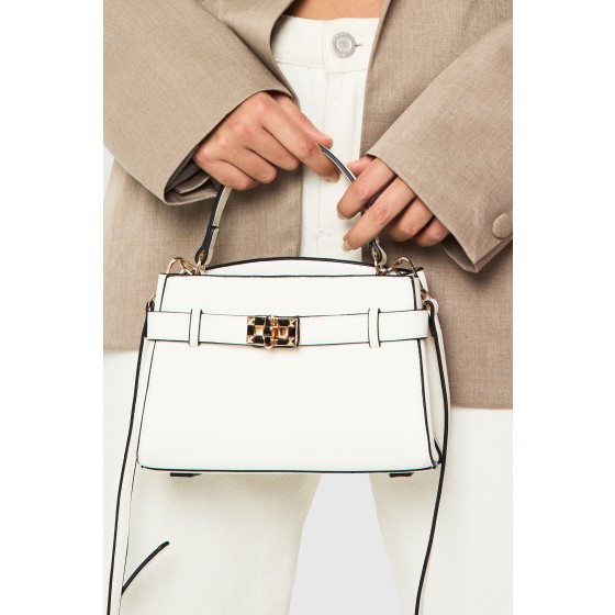 Buckle Strap Detail Mini Bag