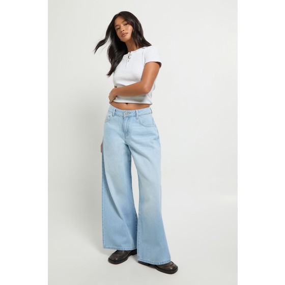 Petite Basics Mid Waist Boyfriend Jean