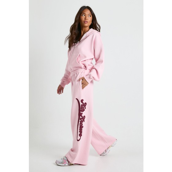 Petite Ath Archive Self Fabric Applique Straight Leg Jogger