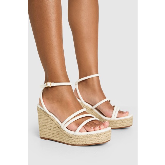 Wide Fit Strappy Wedges