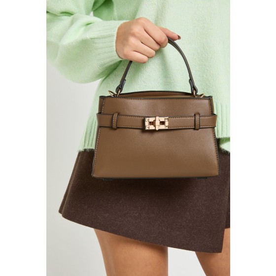 Buckle Strap Detail Mini Bag