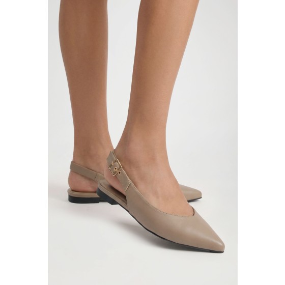 Slingback Pointed Ballet Flats