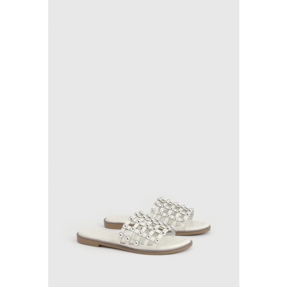 Stud Detail Cage Sliders