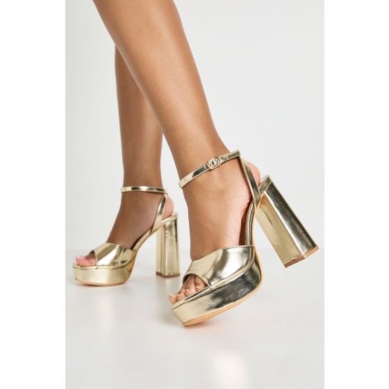 Platform Block 2 Part Heels
