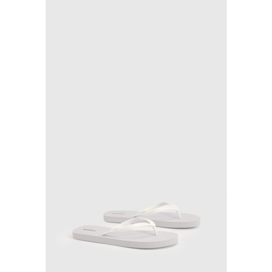 Round Toe Flip Flops