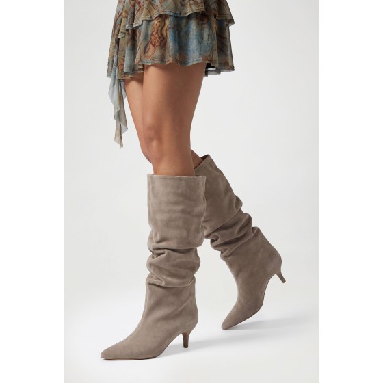 Slouchy Knee High Boots