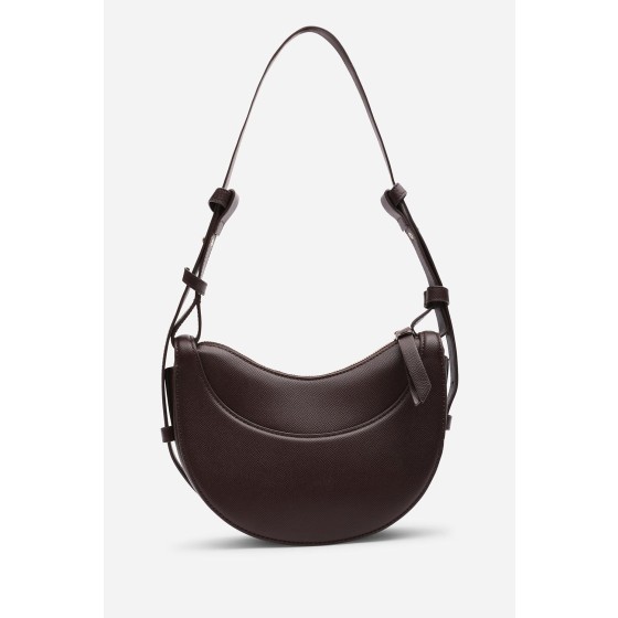 'Envie' Crescent Faux Leather Shoulder Bag