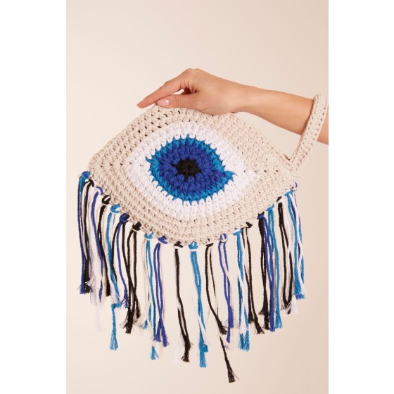 Evil Eye Tassle Bag