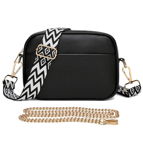 Canvas Strap Shoulder Handheld Cross Body Bag