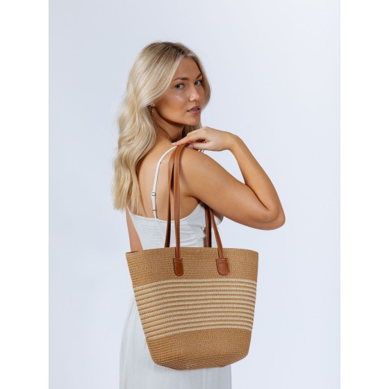 Two Tone Beach Tote Bag