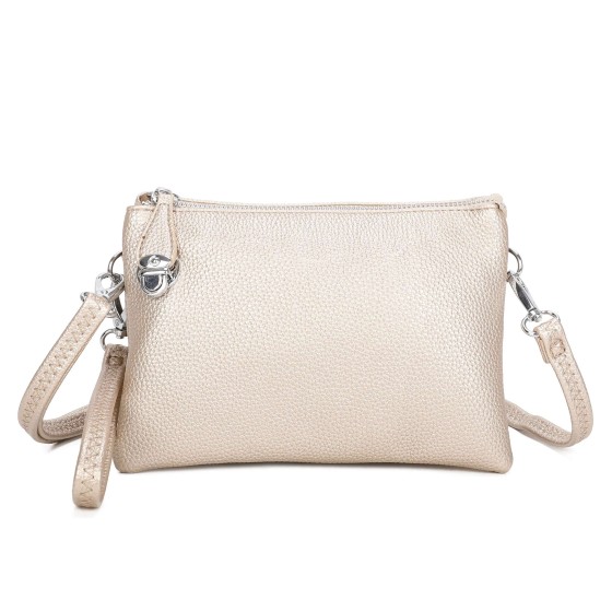 3 Compartments Multifunctionla Crossbody Bag Wristles Handbag