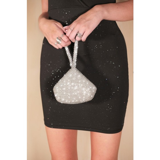 'Diamante' Mini Chainmail Pouch Bag