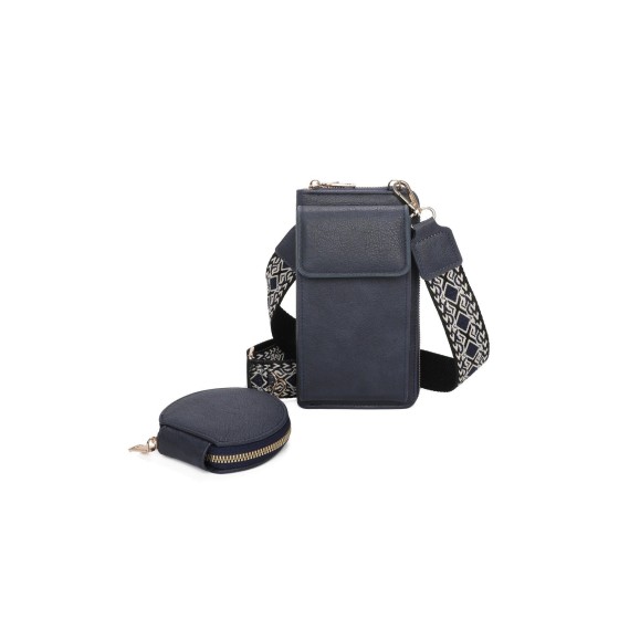 Malea Mini Crossbody Bag With Wide Strap And Coin Pouch