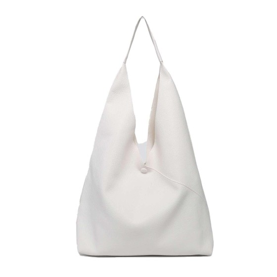 Large 2in1 Hobo Slouch Tote PU Leather Handbag With Roomy purse