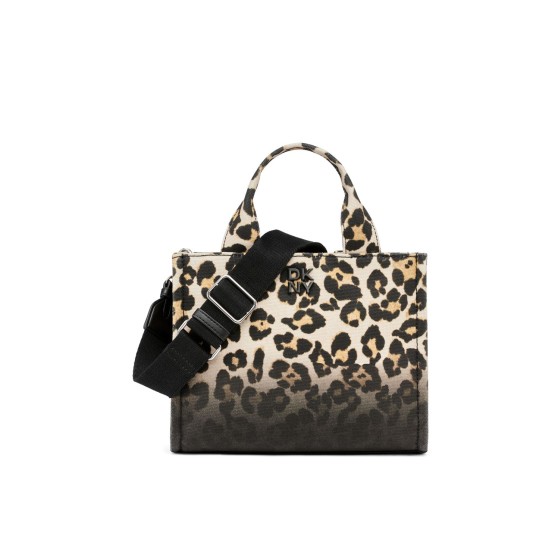 Hadlee Small Tote Leopard Print